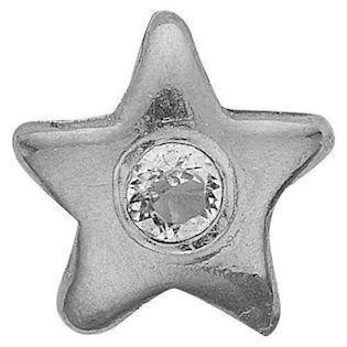 Christina Collect 925 sterling sølv Topaz Star Lille sølv stjerne med hvid topaz, model 603-S5